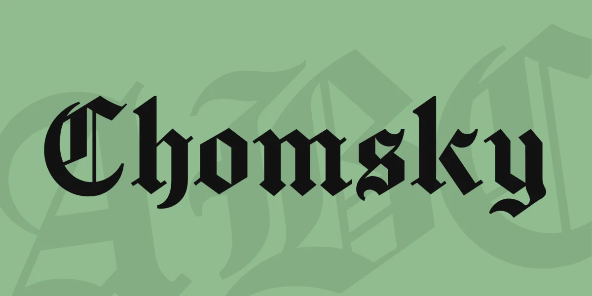 Chomsky Font