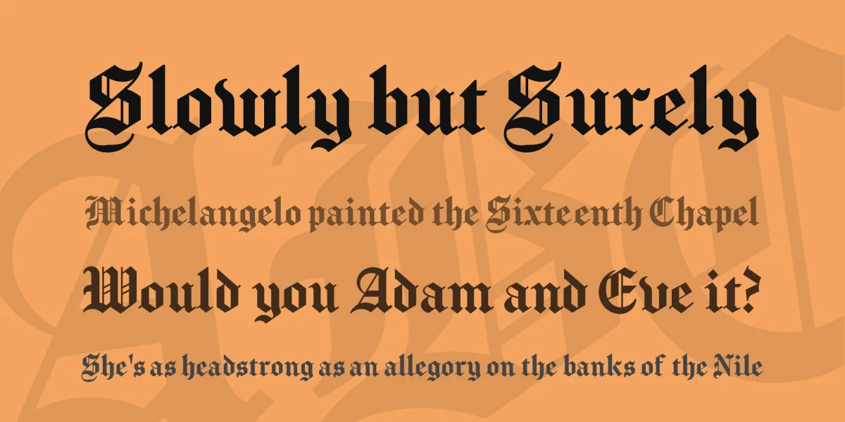 Chomsky Font preview 2
