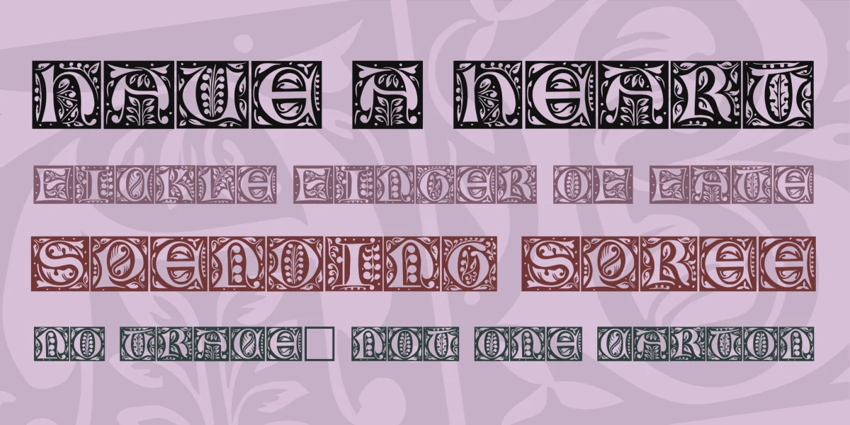 Christensen Caps Font preview 2