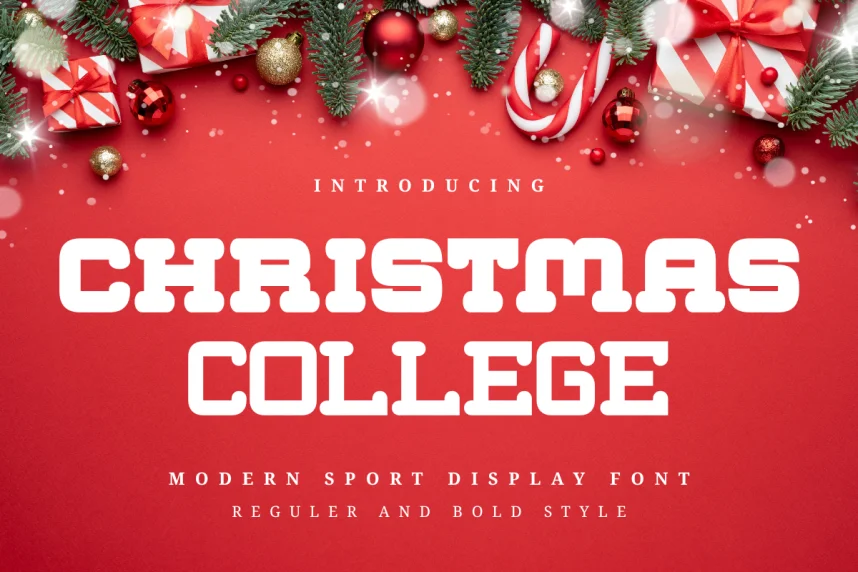 Christmas College Font