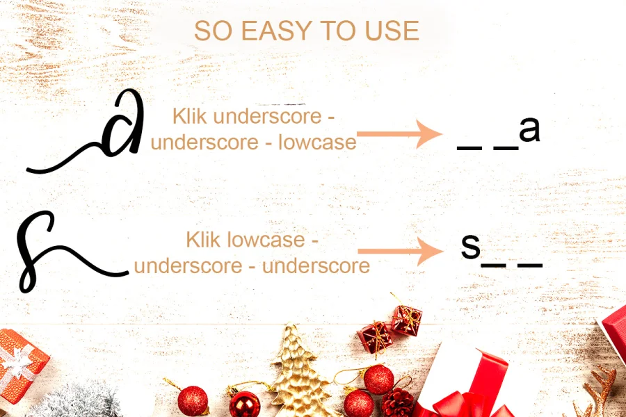 Christmas Delight Font preview 3