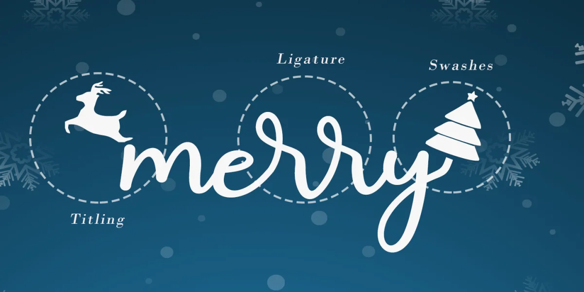 Christmas Miracle Font preview 6