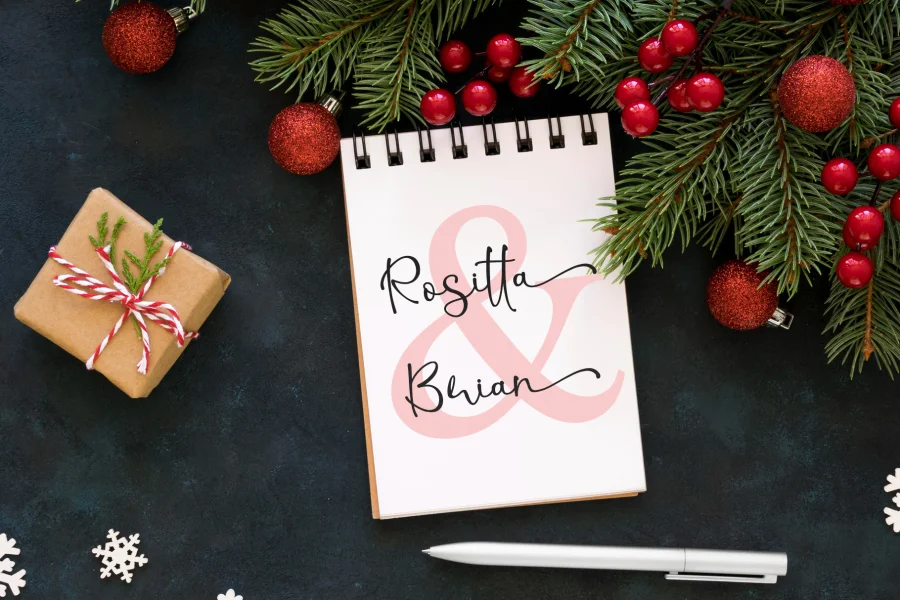 Christmas Shine Font Family preview 3