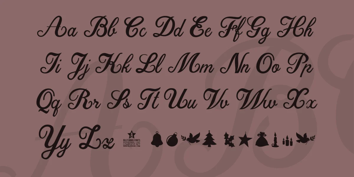 Christmas Time Personal Use Font preview 4