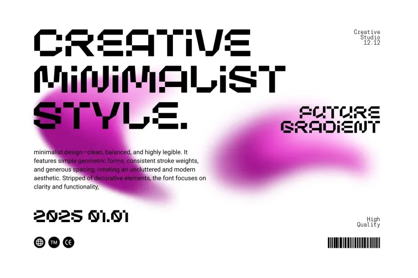 Chrome Engine Font preview 6