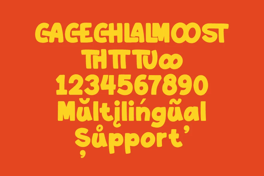 Chubsy Snack Font preview 10