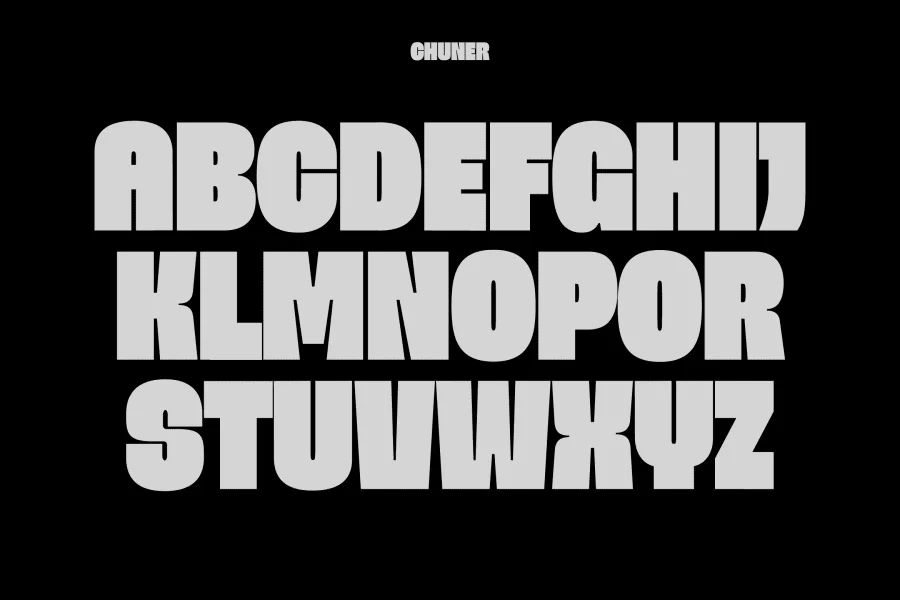 Chuner Demo Font preview 9