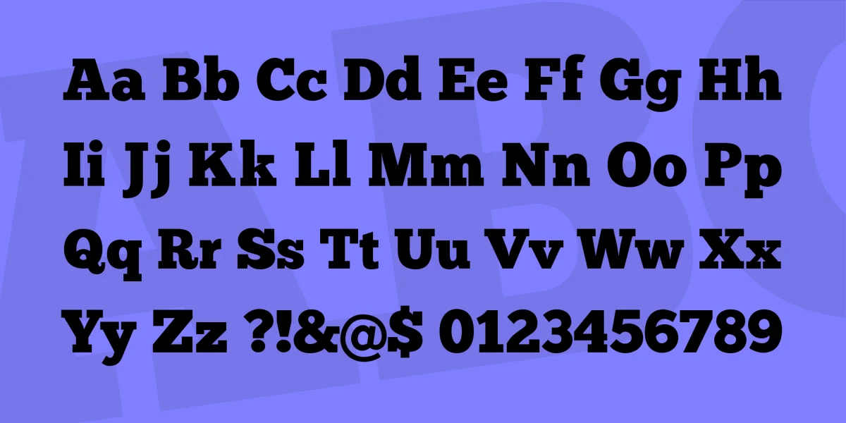ChunkFive Font Family preview 3