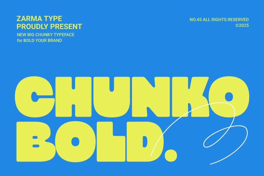 Chunko Bold Demo Font