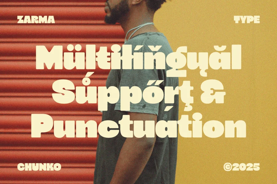 Chunko Bold Demo Font preview 11
