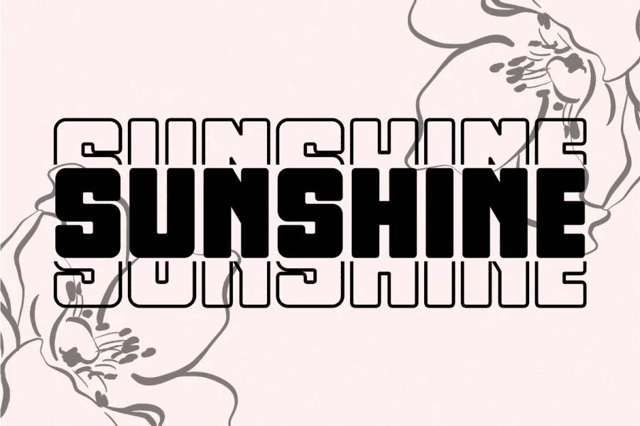 Chunky Stacked Font preview 3