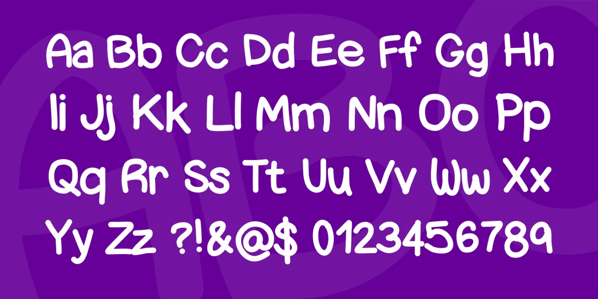Chunky Ness Font preview 5