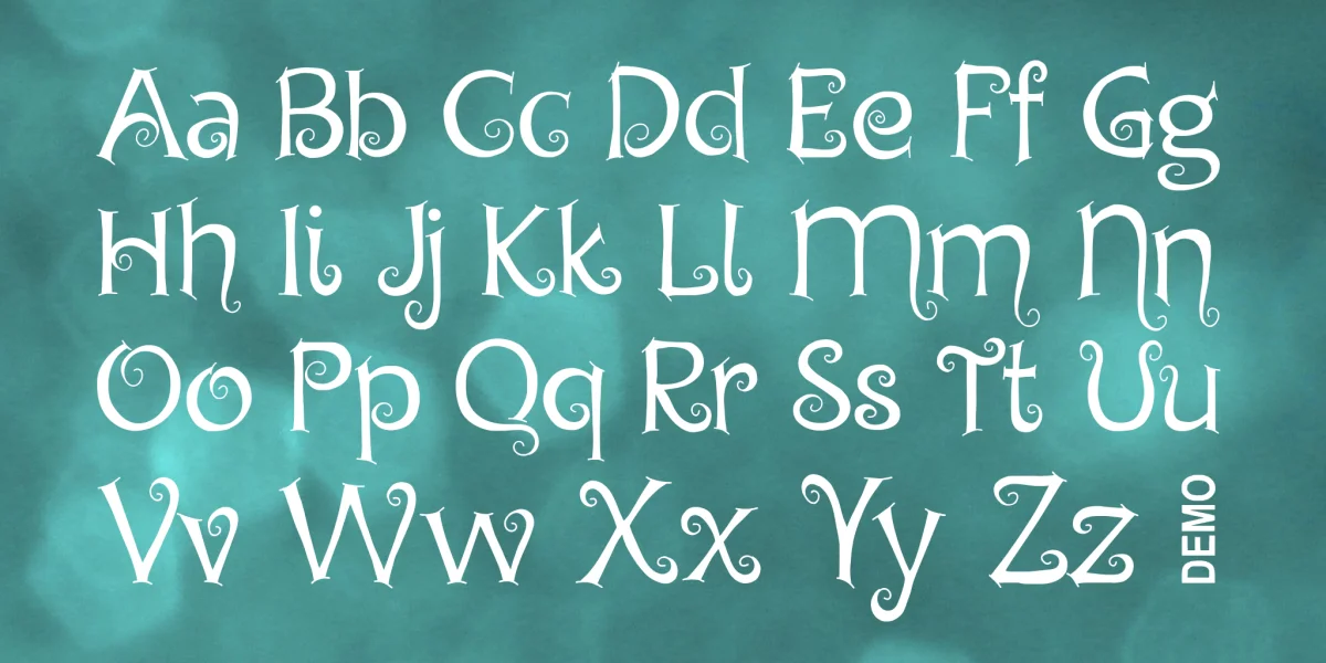 Chyga Font preview 3