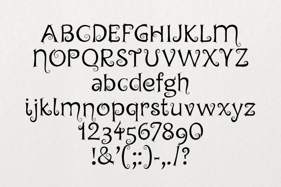 Chyga Font preview 7