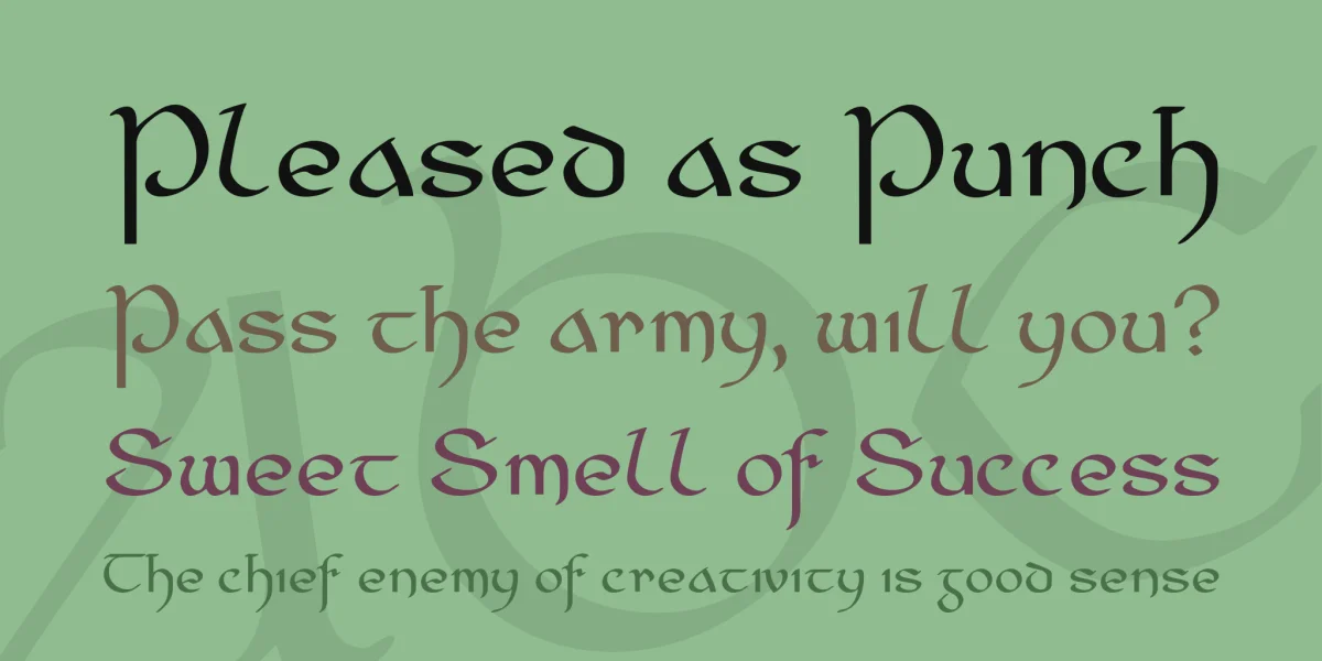 Cianan-ur Font preview 2