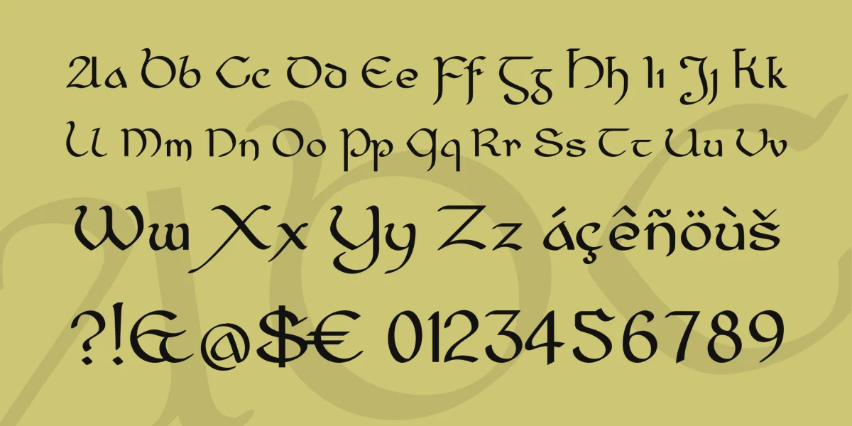 Cianan-ur Font preview 4