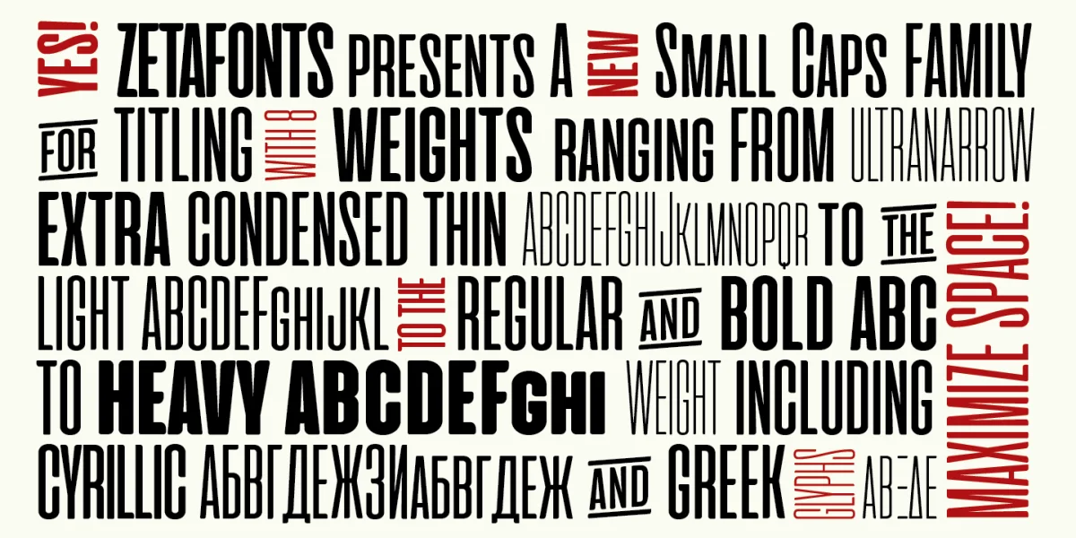 Cinematografica Font Family preview 2