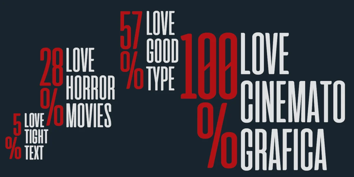 Cinematografica Font Family preview 5