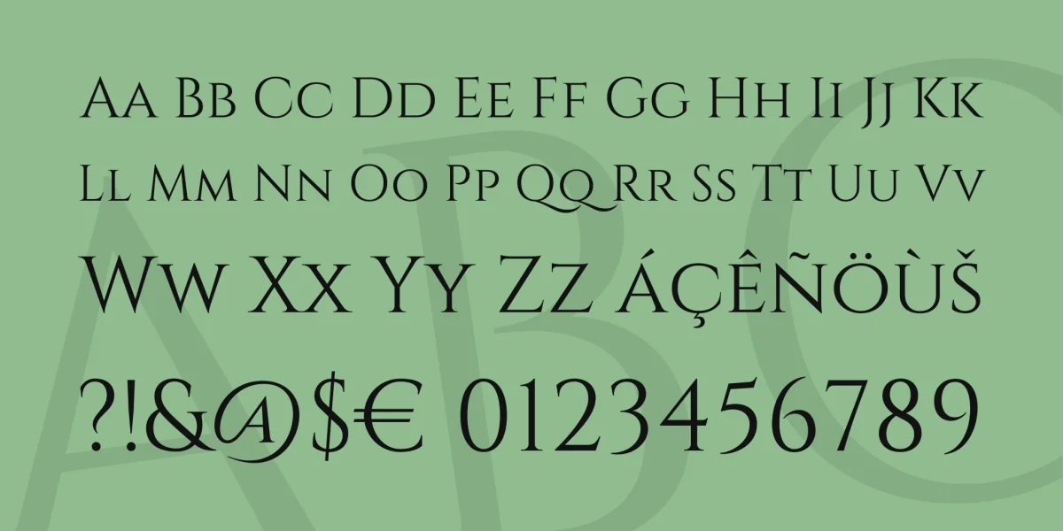 Cinzel Font Family preview 5