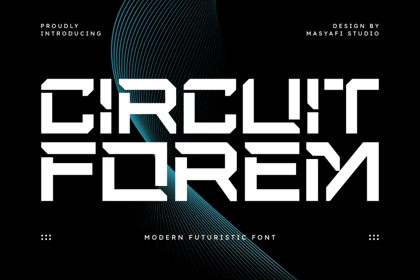 Circuit Forem Font preview 2