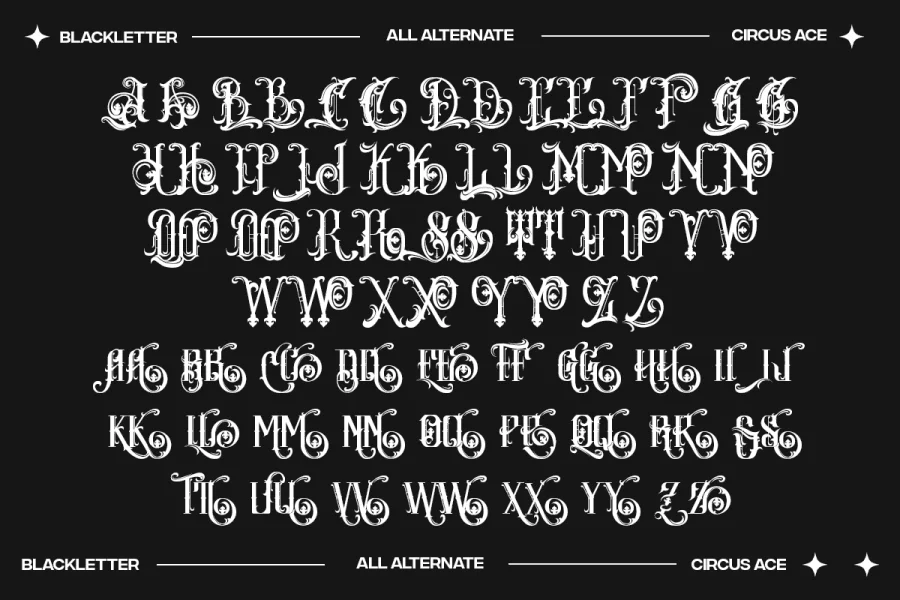 Circus Ace DEMO Font preview 2
