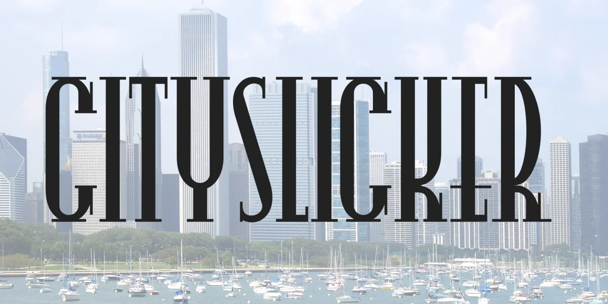 CitySlicker Font