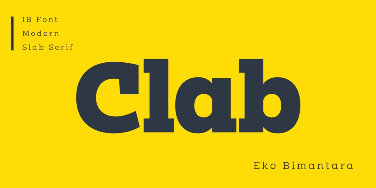 Clab Personal Use Font Family