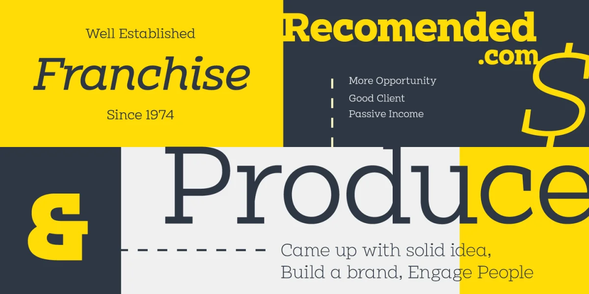 Clab Personal Use Font Family preview 2
