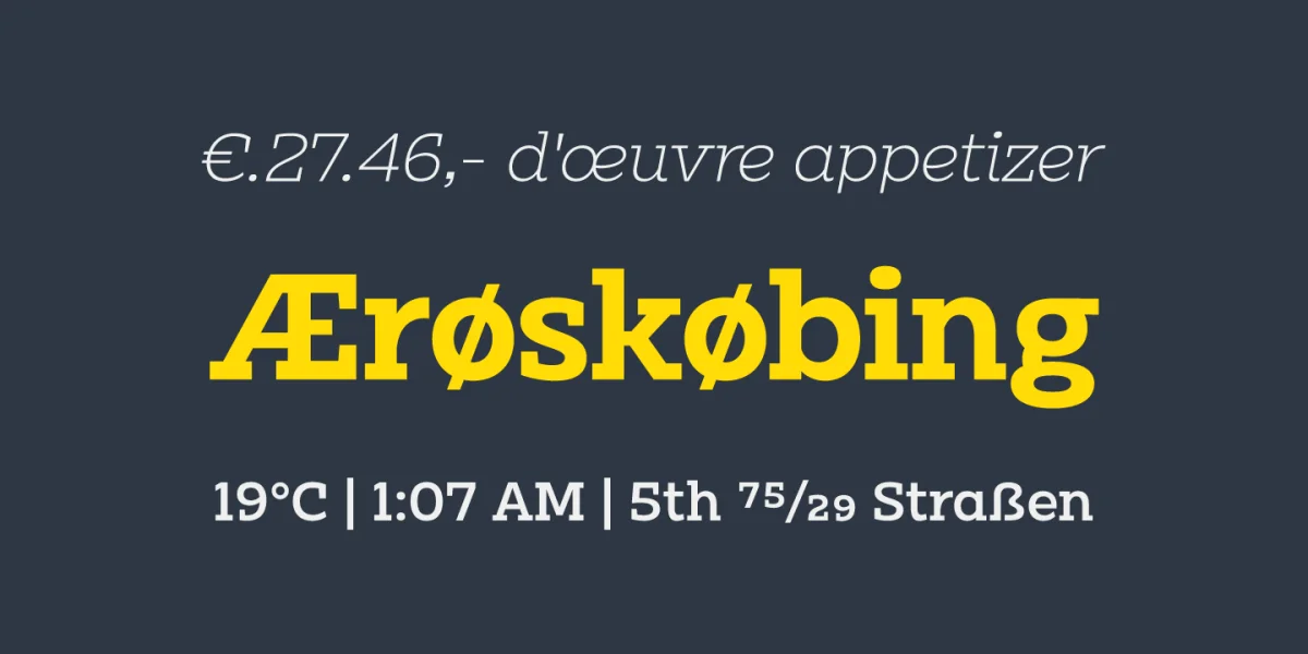 Clab Personal Use Font Family preview 6