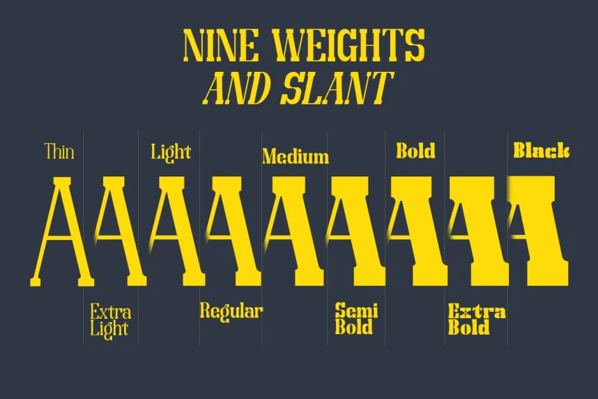 Clabs Font preview 5