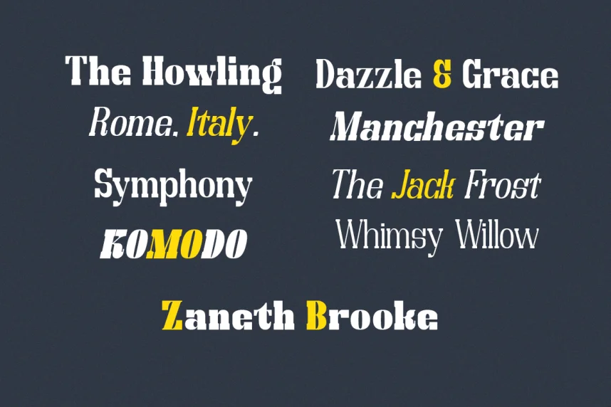 Clabs Font preview 6