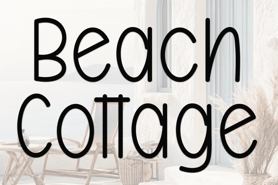 Classy Island Font preview 4
