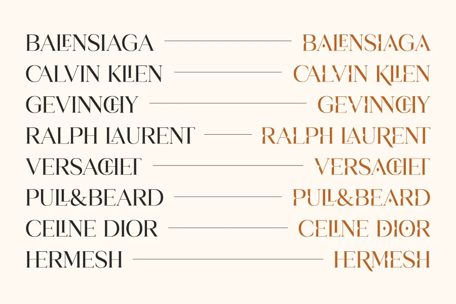 Classy Vogue Font preview 3