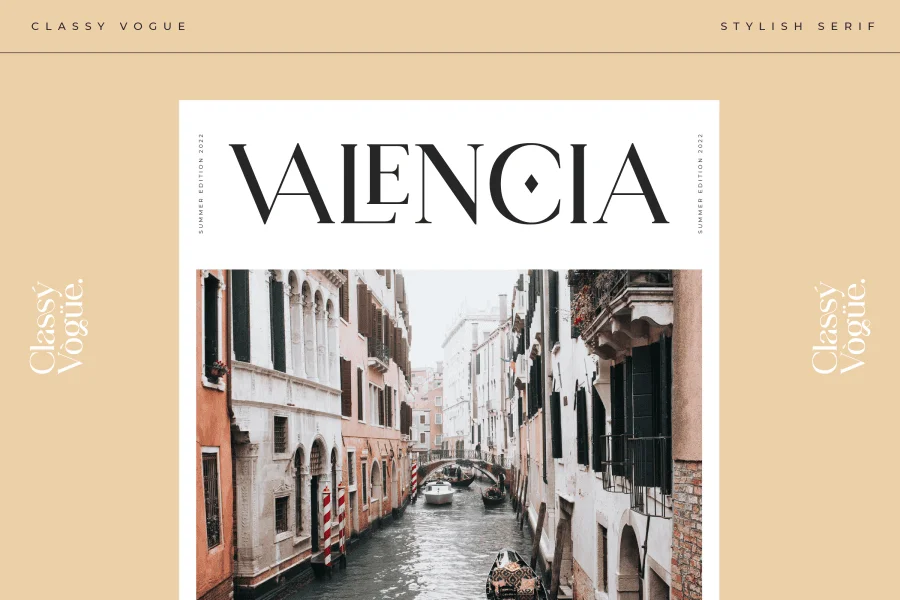 Classy Vogue Font preview 4