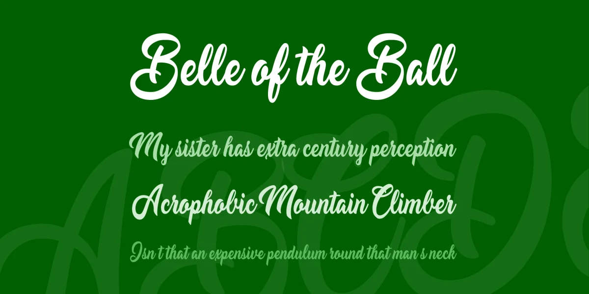 Claudina Personal Use Font preview 3