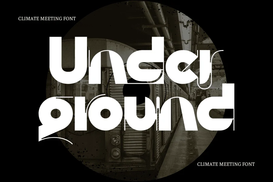 Climate Meeting Demo Font preview 5