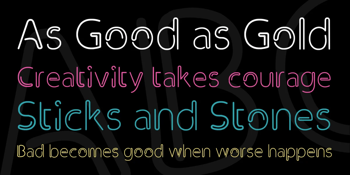 Clip Font preview 2