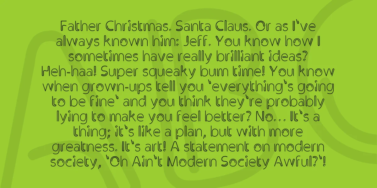 Clip Font preview 3
