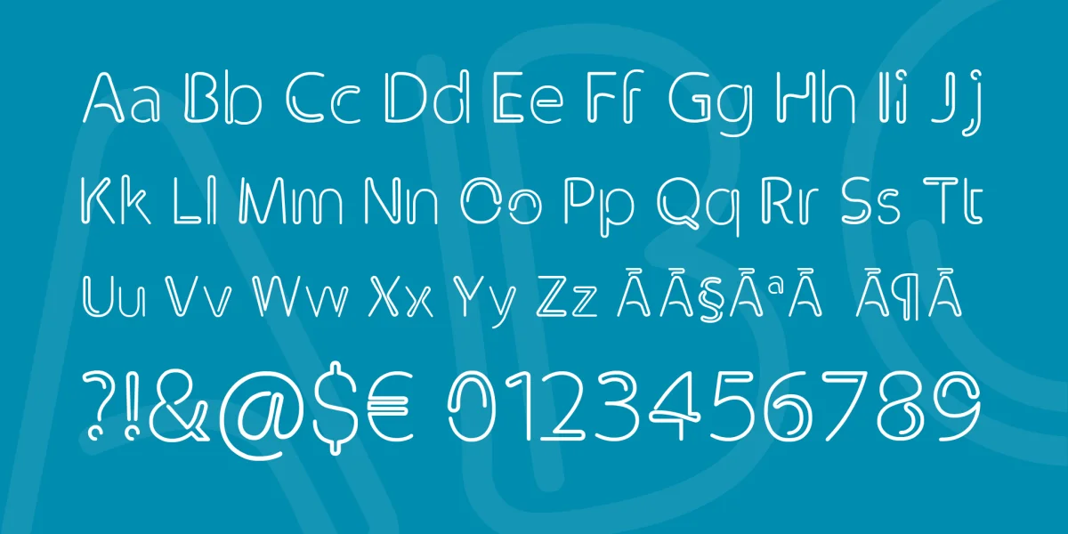 Clip Font preview 4