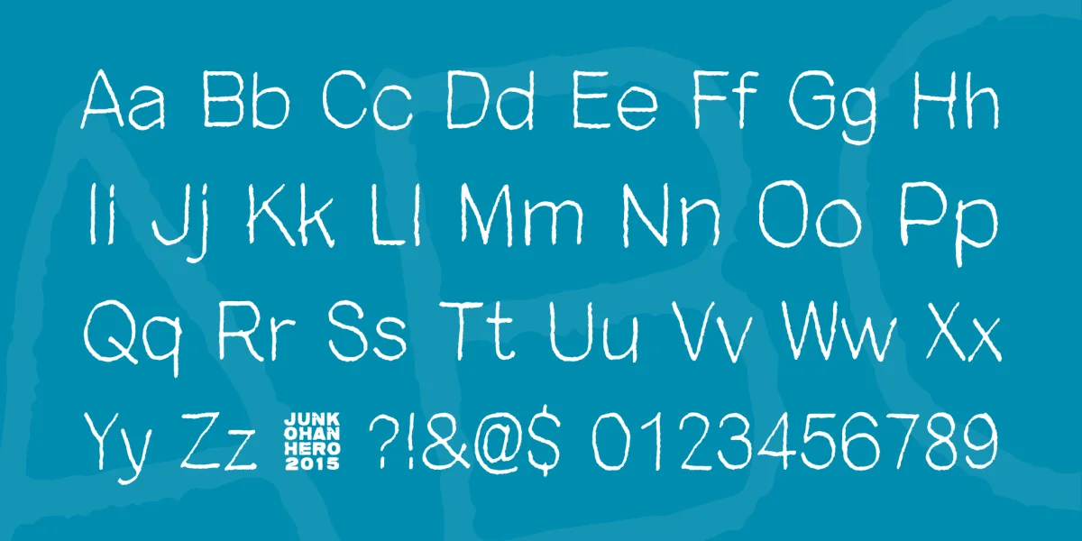 Close your eyes Font preview 4