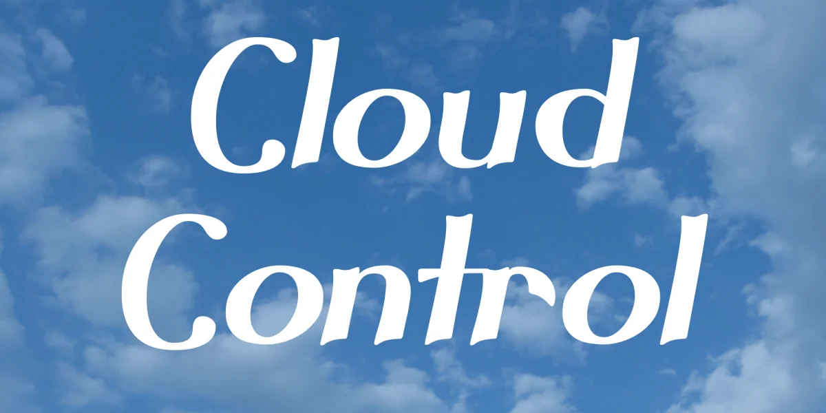 Cloud Control Font