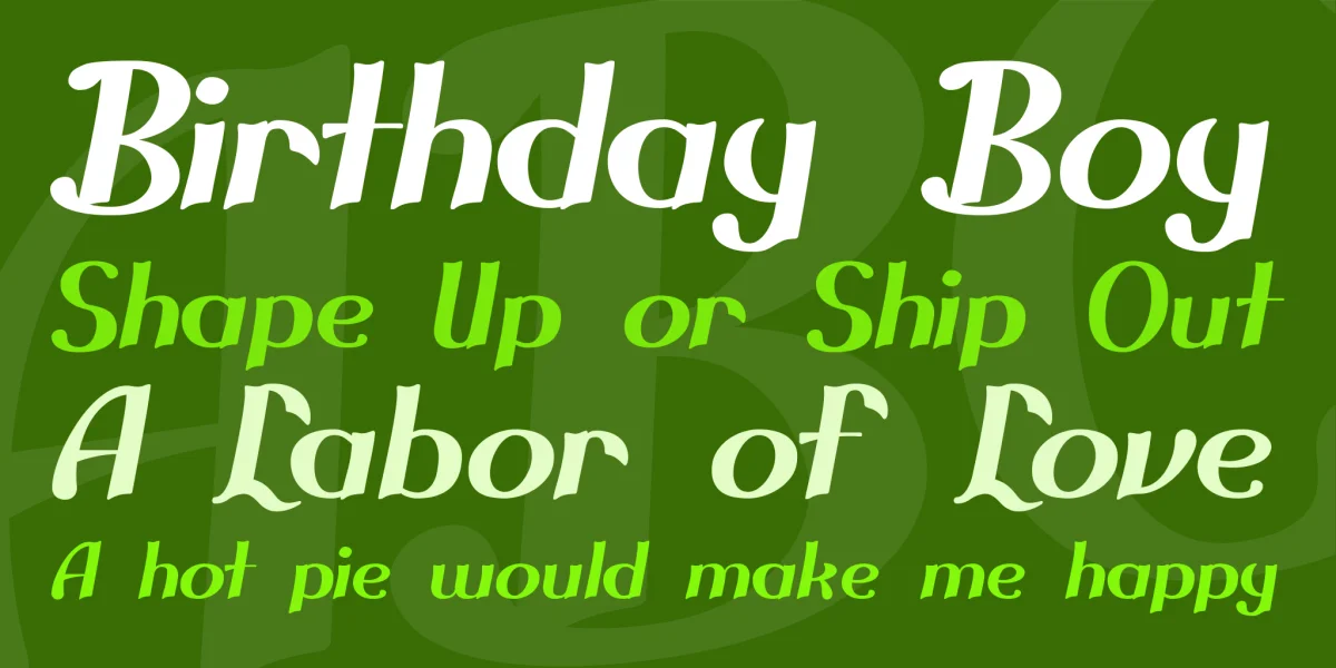 Cloud Control Font preview 2