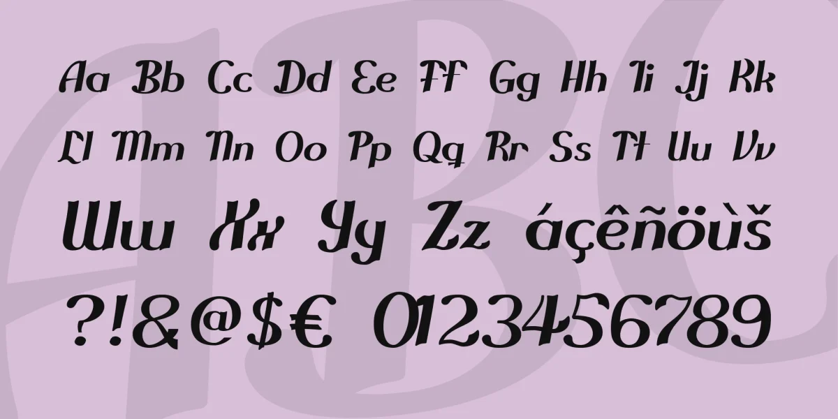 Cloud Control Font preview 3