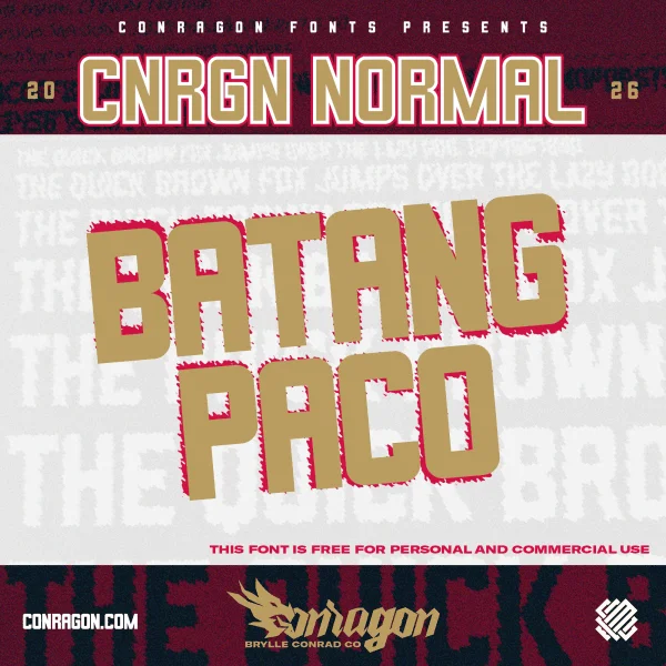 CNRGN Normal Font preview 4