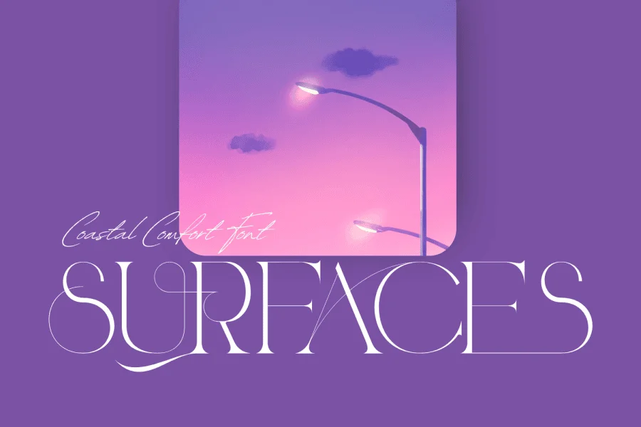 COASTAL COMFORT DEMO Font preview 5