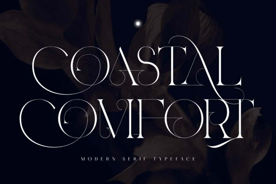 COASTAL COMFORT DEMO Font preview 9