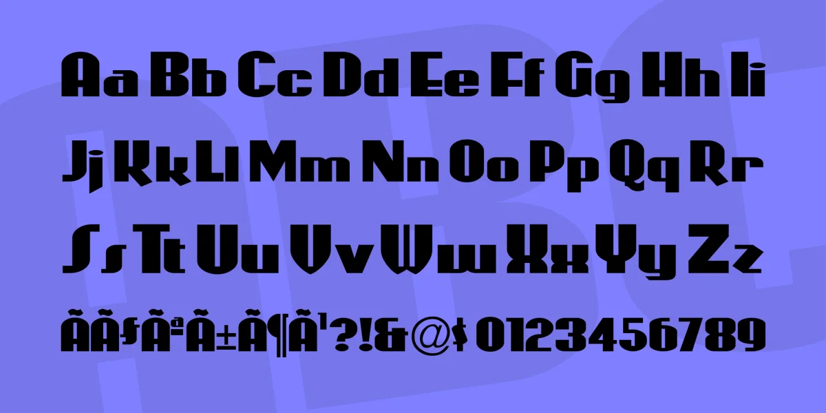 Coaster Poster Font preview 4