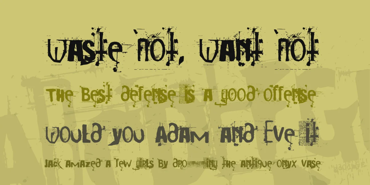 Cocaine Sans Font preview 2