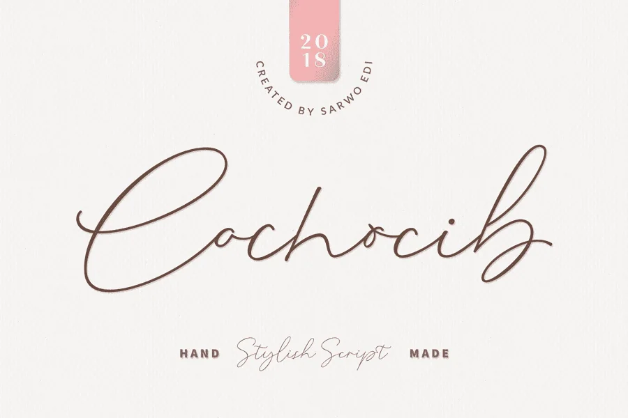 Cochocib Script Free Font