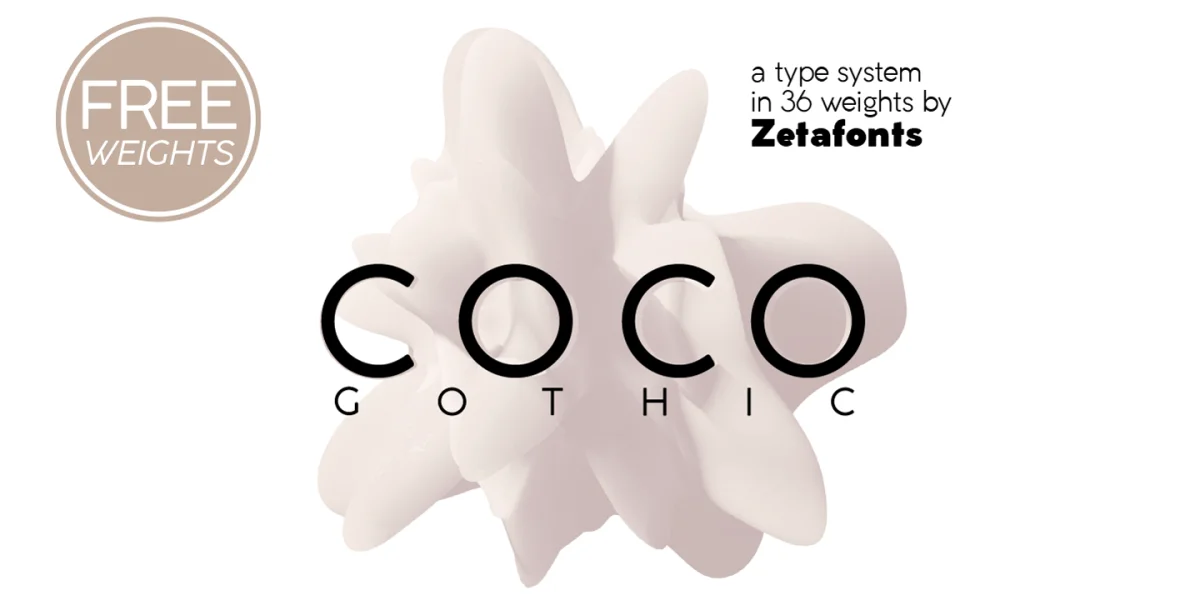 Coco Gothic Font Family
